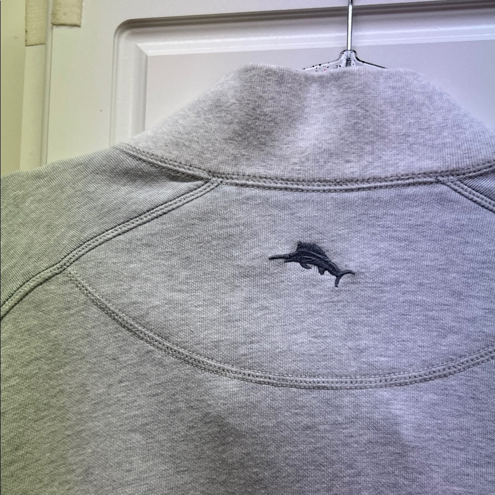 Gray Quarter-Zip Doble Sided Pullover Sweatshirt - image 8
